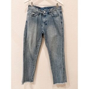 Ksubi Straight N Narrow Jeans 28 Raw Hem Denim Indie Sleaze Streetwear Acubi